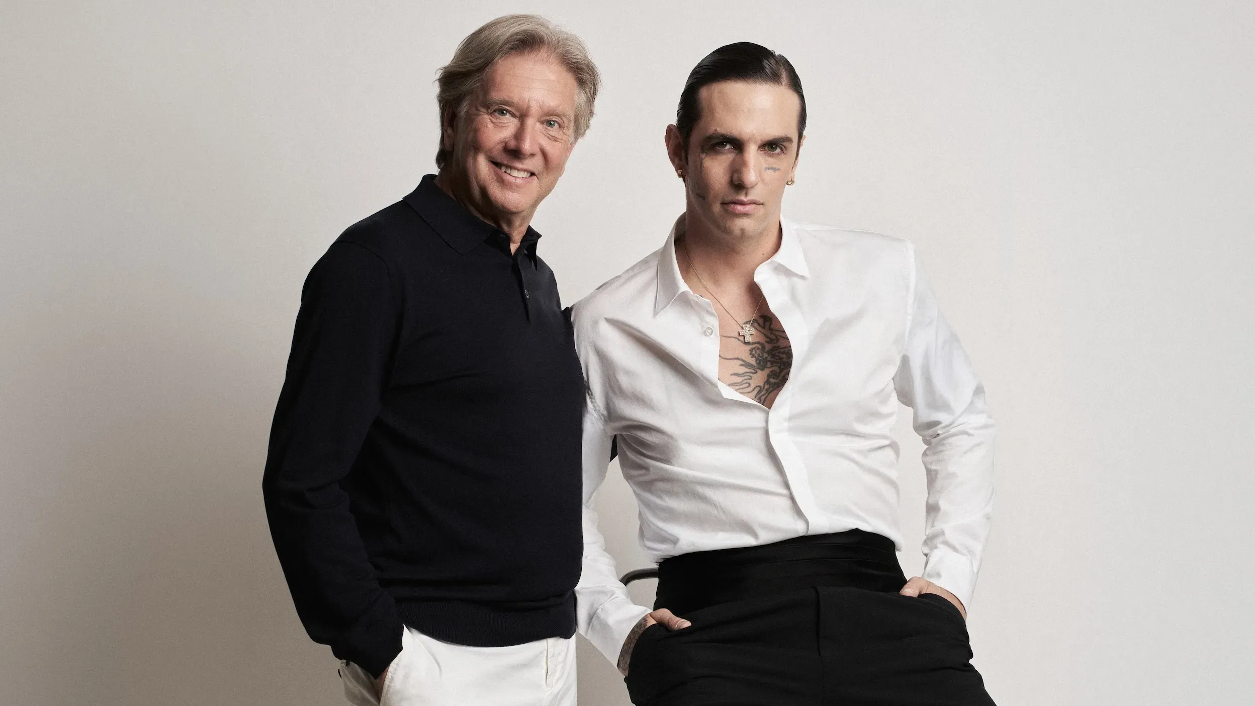 Mauro Grange, CEO Dondup and Achille Lauro