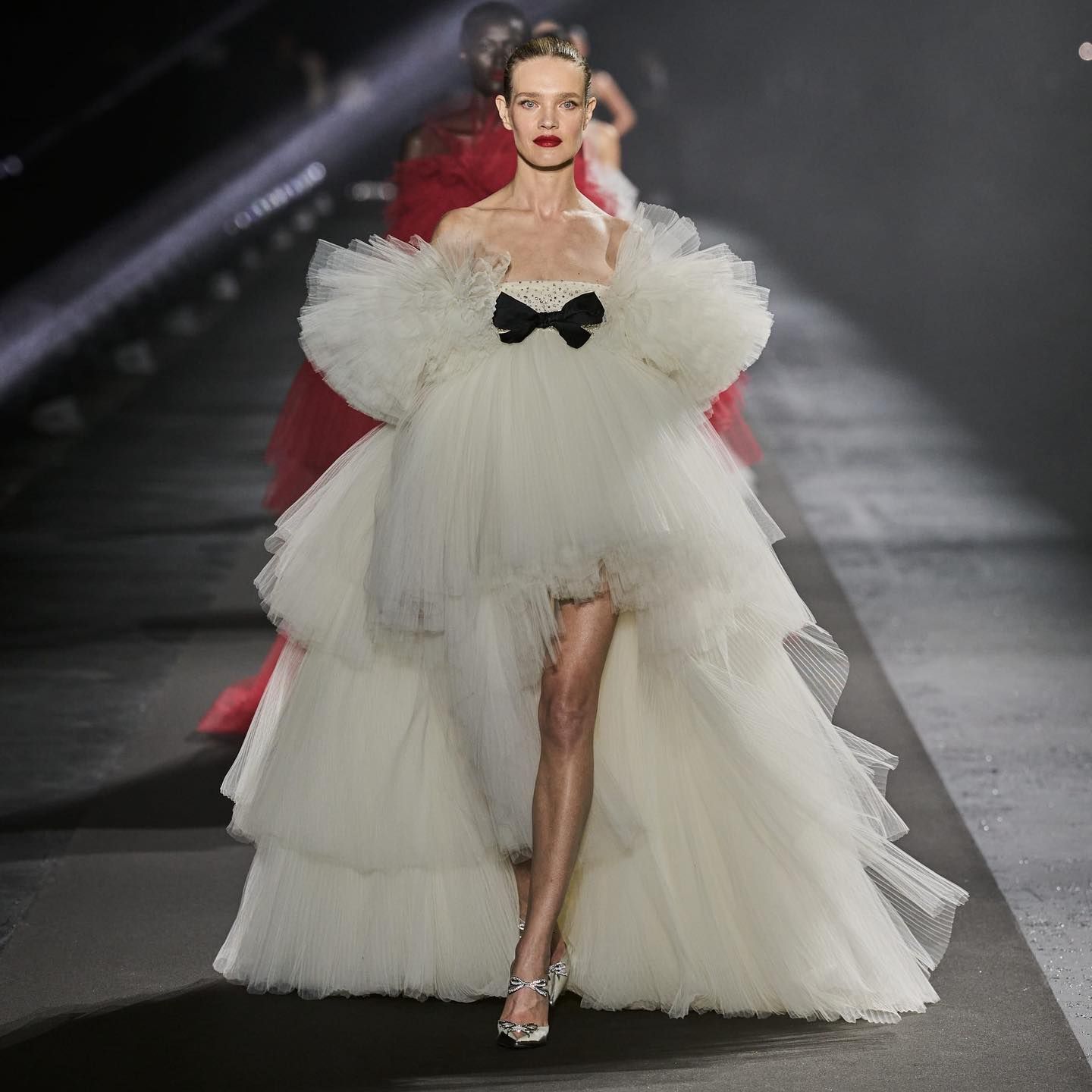 Natalia Vodianova in Giambattista Valli