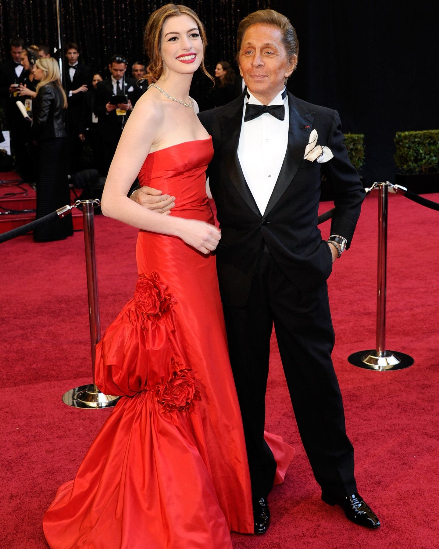 Valentino with Anne Hathaway