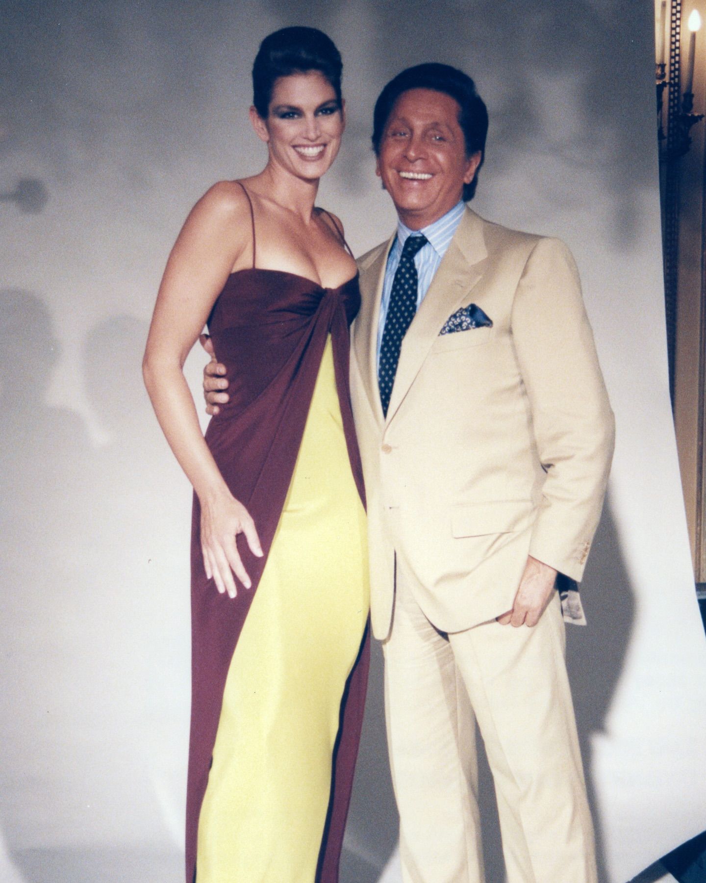 Valentino with Cindy Crawford