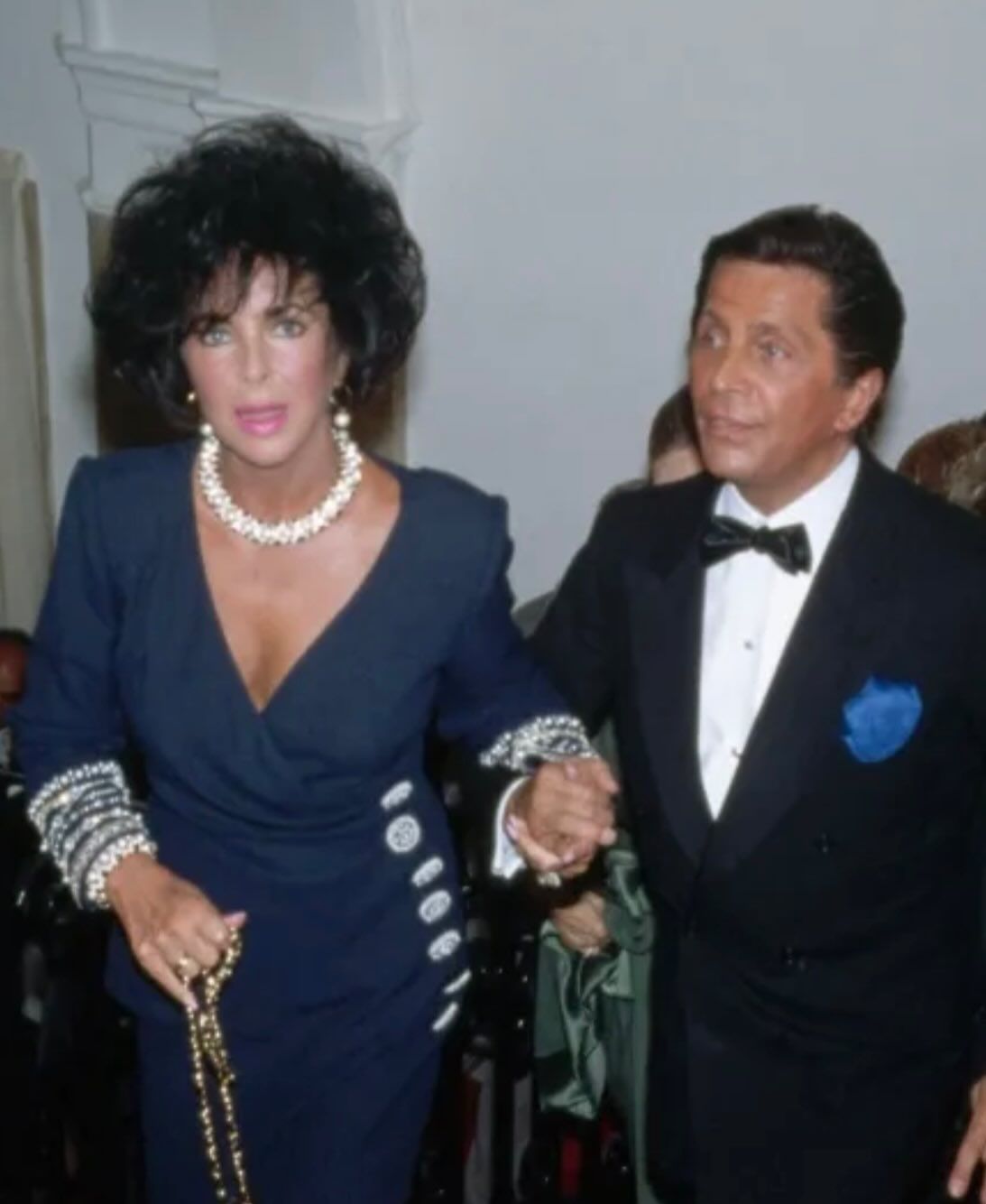 Valentino with Liz Taylor