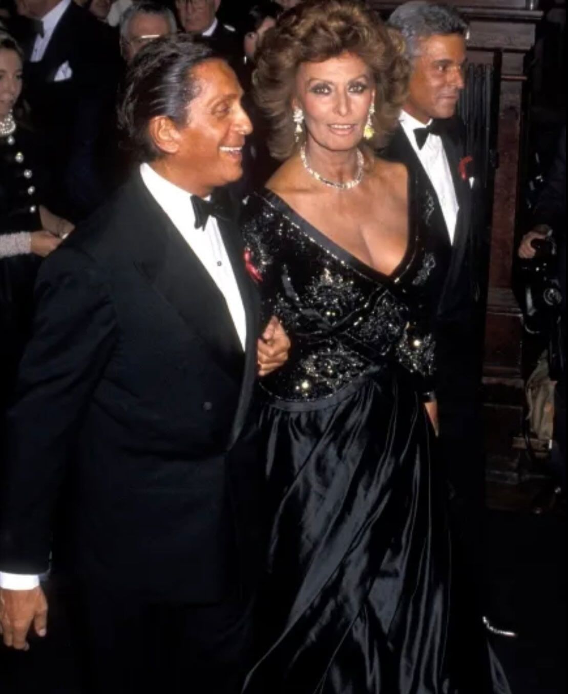 Valentino with Sophia Loren