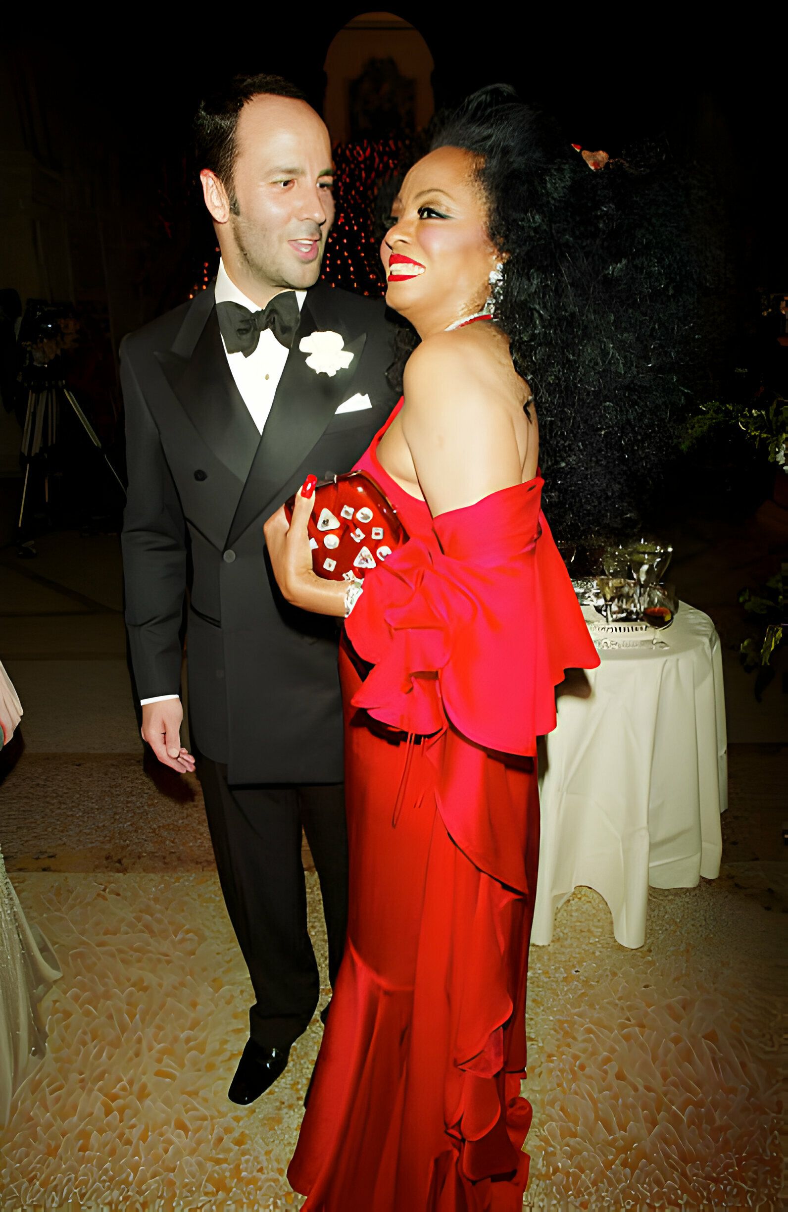 Diana Ross with Tom Ford, 2003