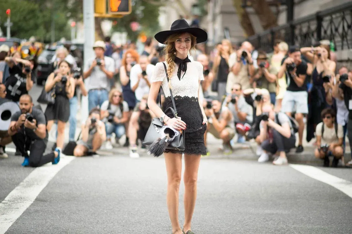Chiara Ferragni street style during the rise of influencer culture