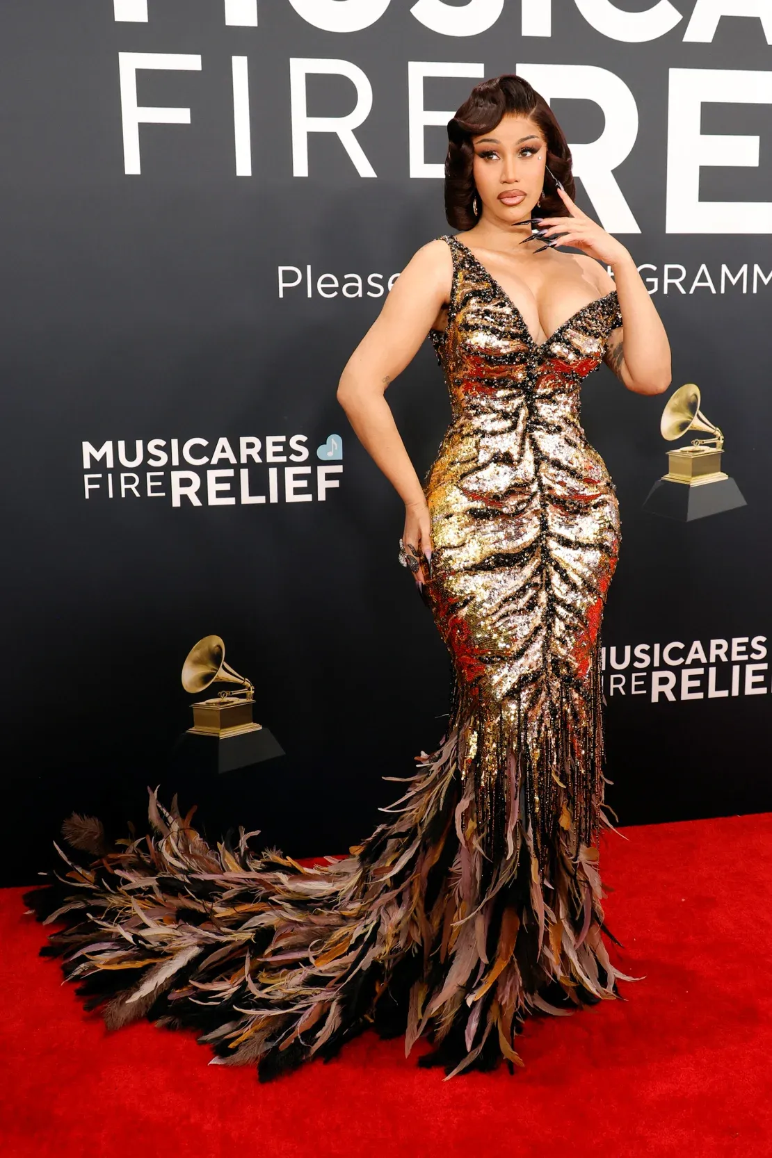 Cardi B in Roberto Cavalli