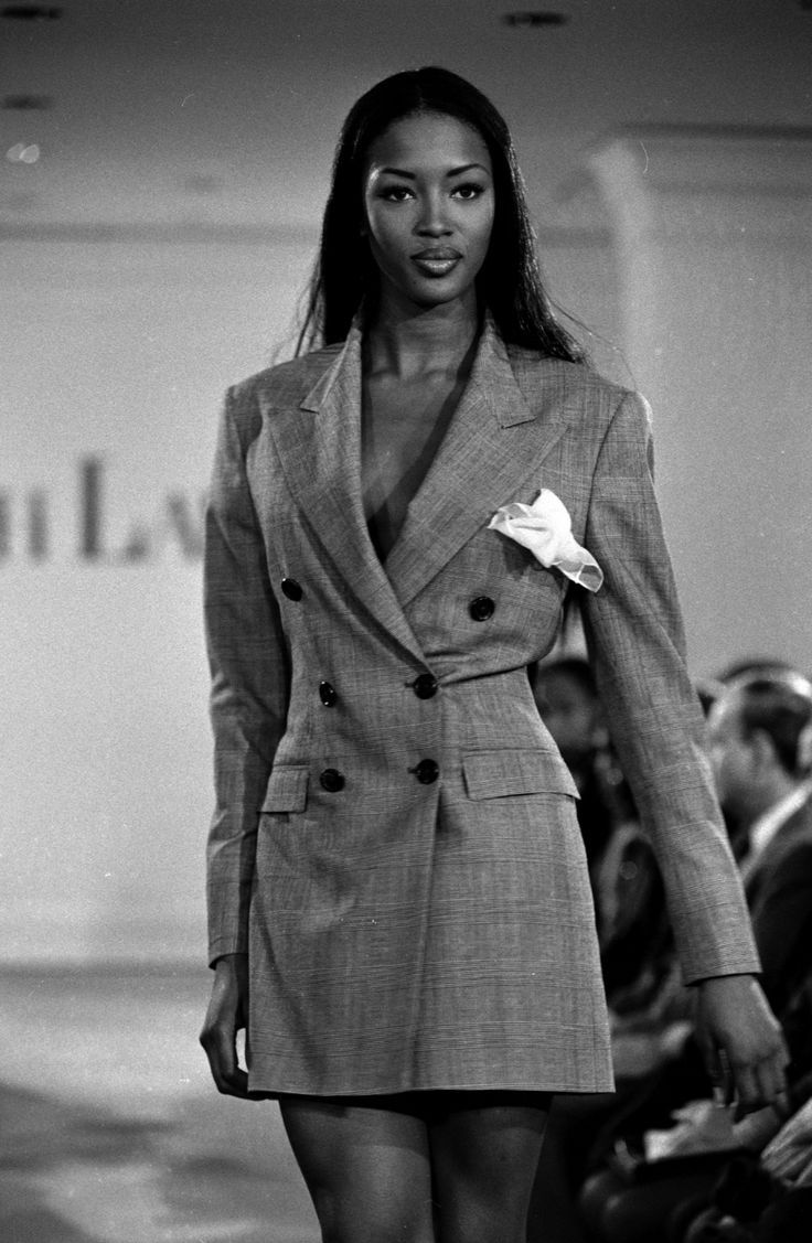Ralph Lauren Fall 1992 Runway – Pinstripe Power