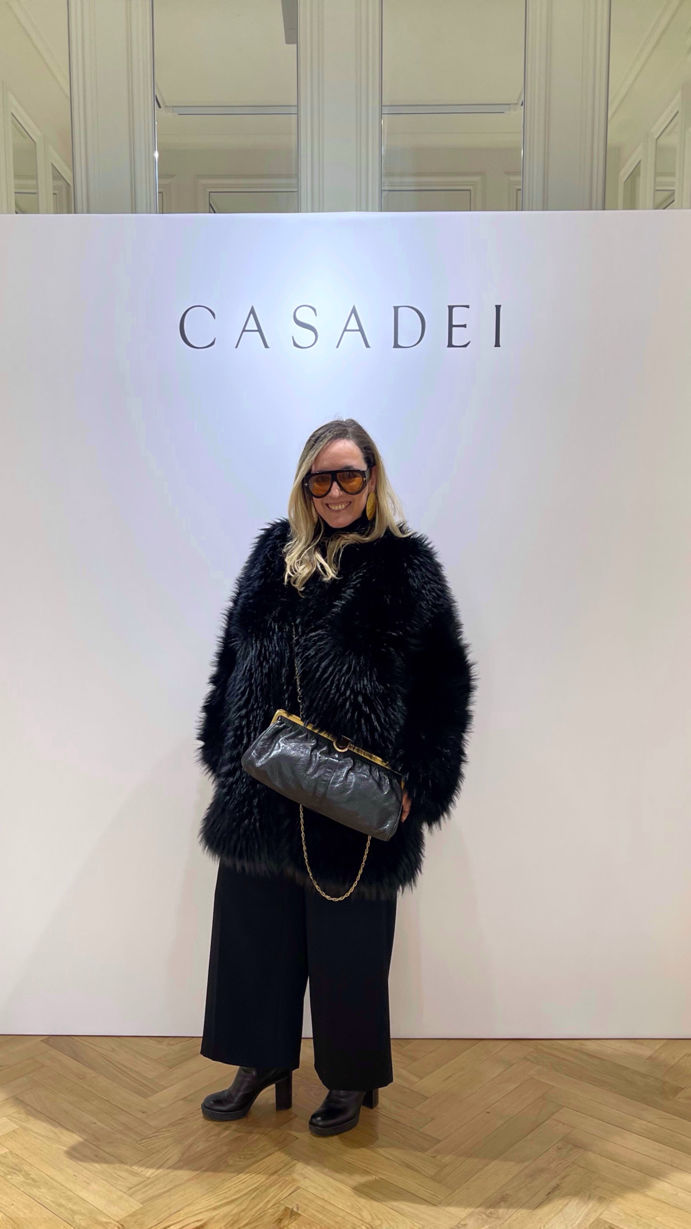 Me at the Casadei event
