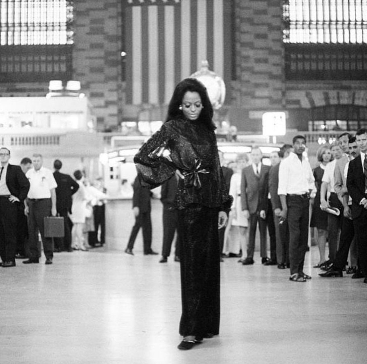 Diana Ross in Saint Laurent, 1968