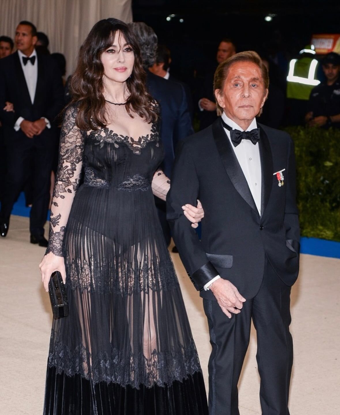 Valentino with Monica Bellucci