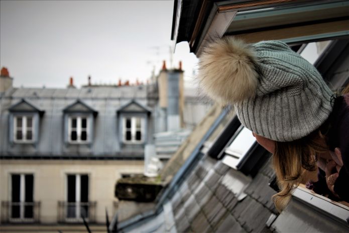 Me and the rooftops of Paris