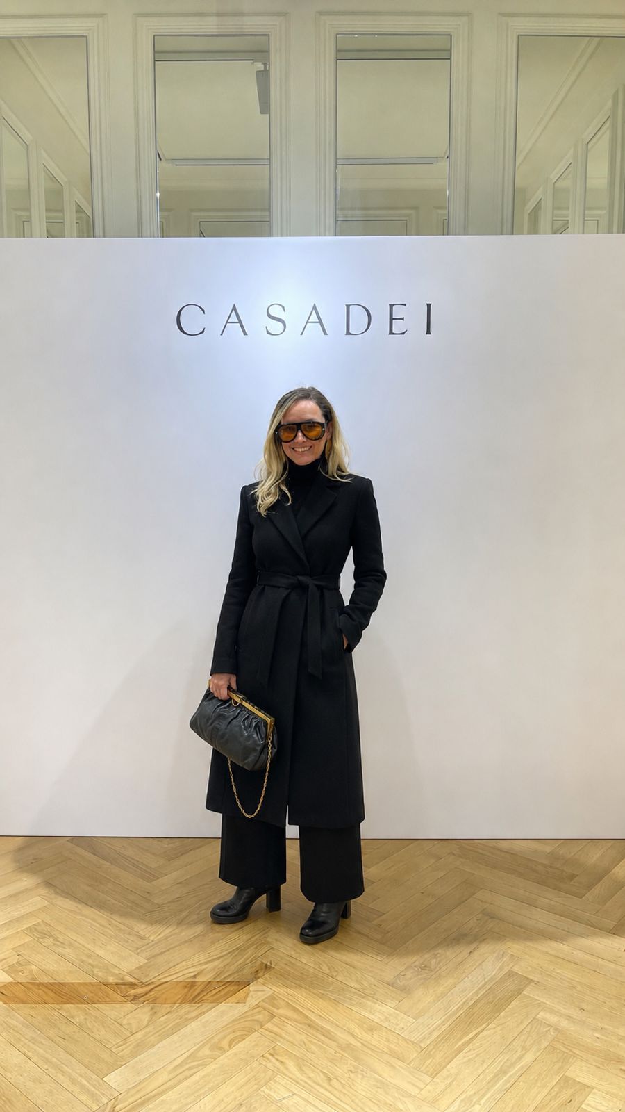 Me at the Casadei event