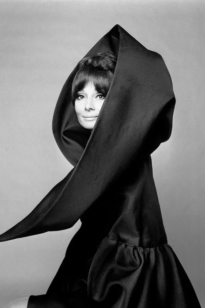 Audrey Hepburn in Valentino, 1969