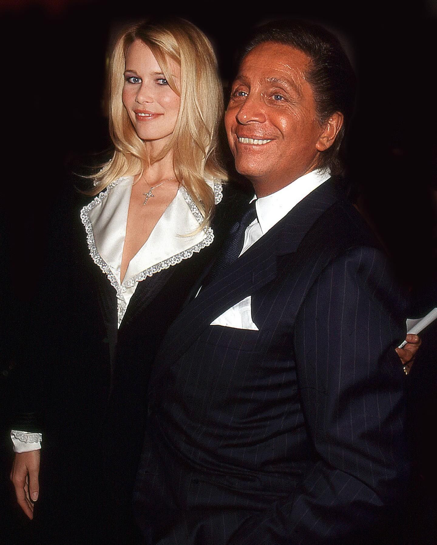 Valentino with Claudia Schiffer